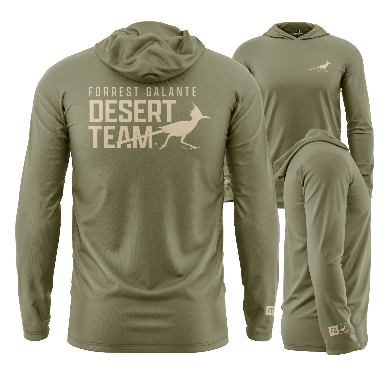 Desert Team Hooded UPF Shirt