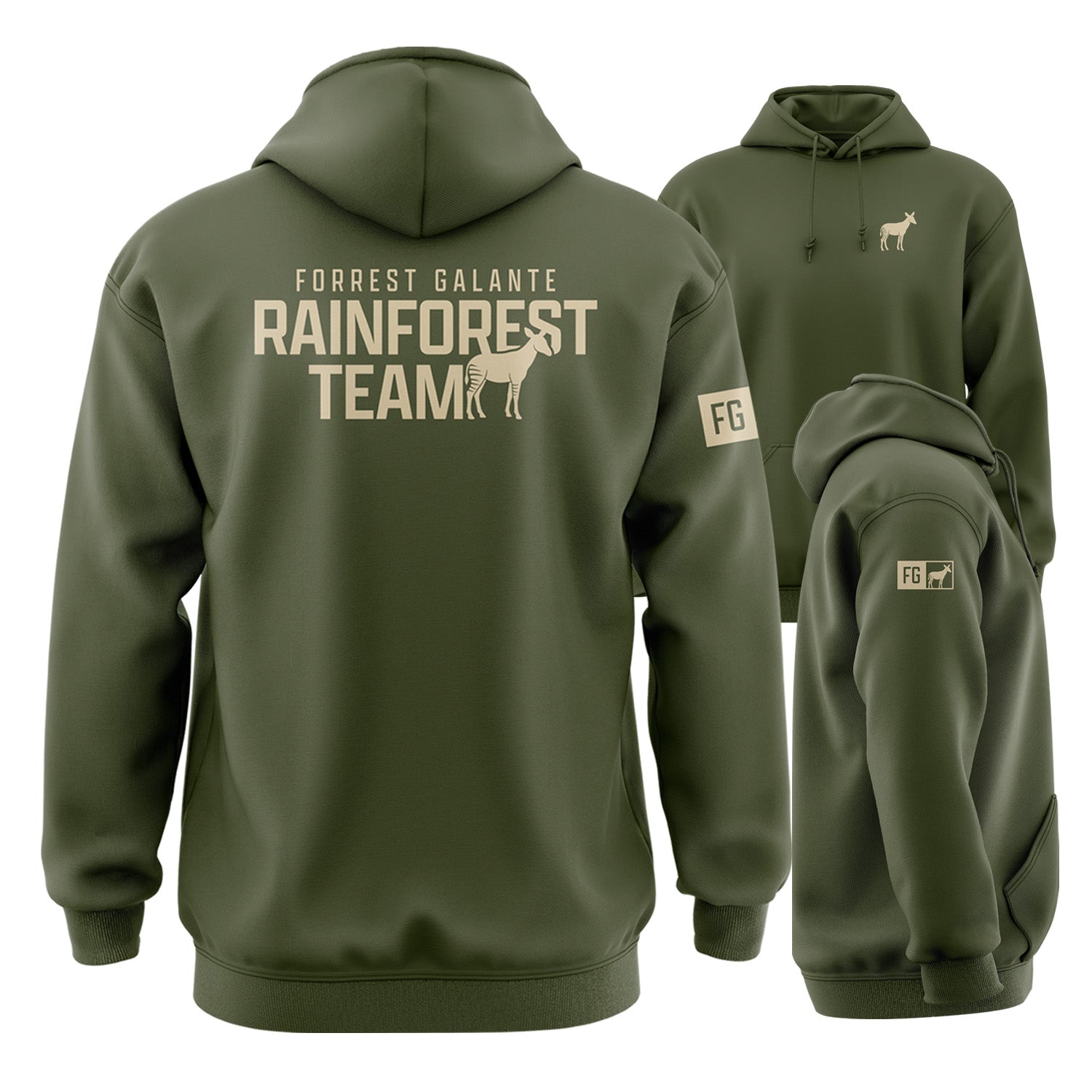 Rainforest Team Hooded Sweatshirt
