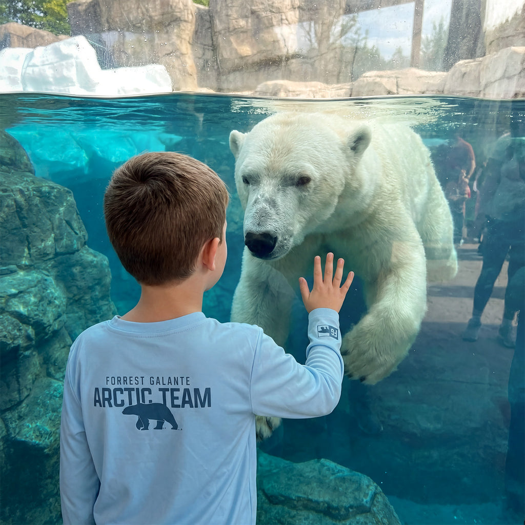 Youth Arctic Team Long Sleeve UPF Shirt